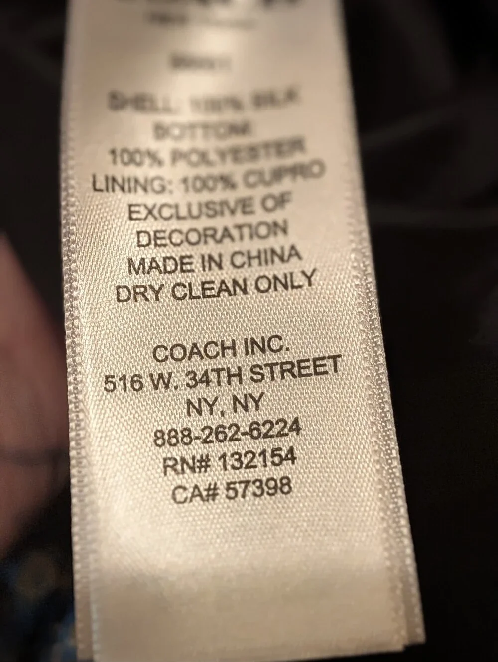 Size S Coach Applique Collage Dress